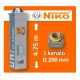 NIKO UNI 1-KANALO 4.75m Ø200 kaminas