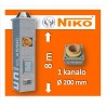 NIKO UNI 1-KANALO 8m Ø200 kaminas
