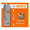 NIKO UNI 1-KANALO 10m Ø200 kaminas