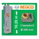 NIKO UNI 1-KANALO SU VENTILIACIJA 10.25m Ø200 kaminas