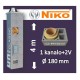 NIKO UNI 1-KANALO SU 2 VENT. 4m Ø180 kaminas